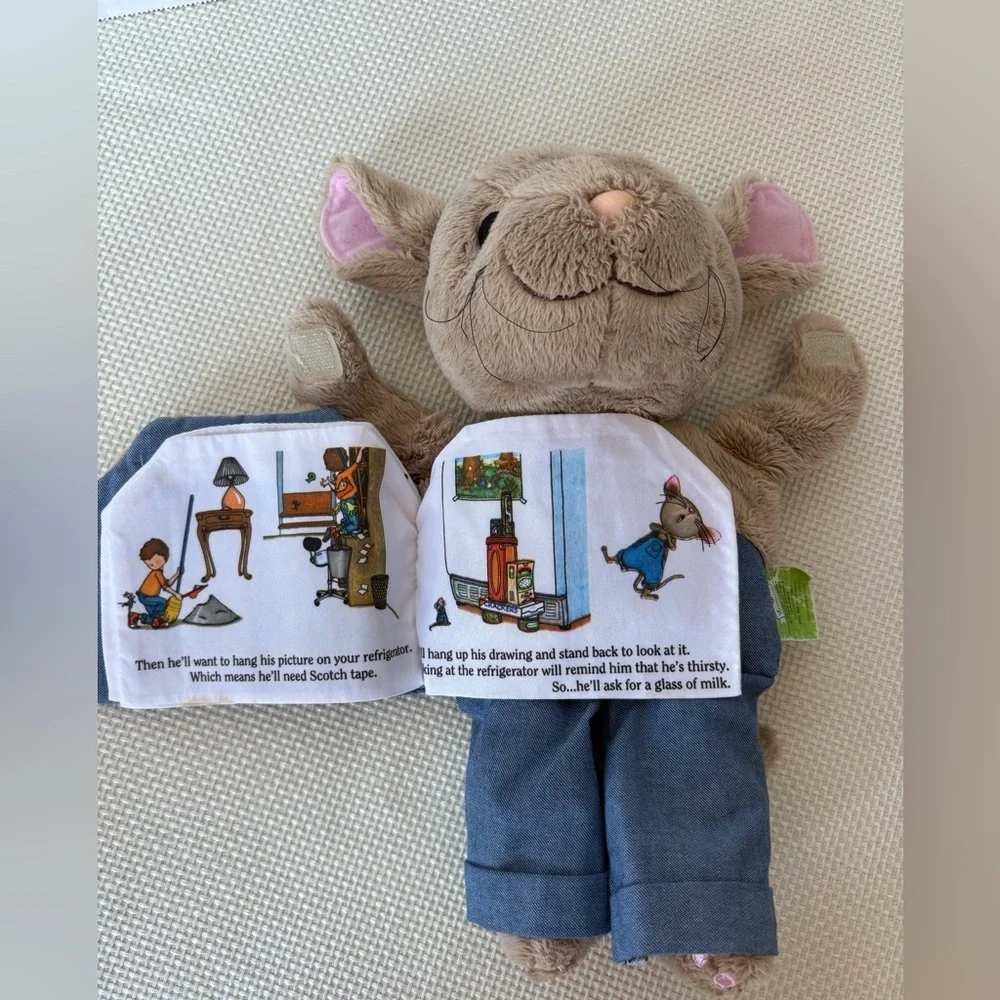 If You Give A Mouse A Cookie Stuffed Animal with Book Zoobies 12”